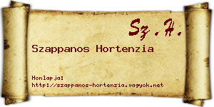 Szappanos Hortenzia névjegykártya